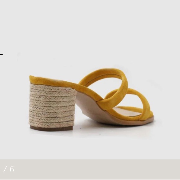 ALOHAS Laura Sandal in Bold Mustard - Picture 6 of 16